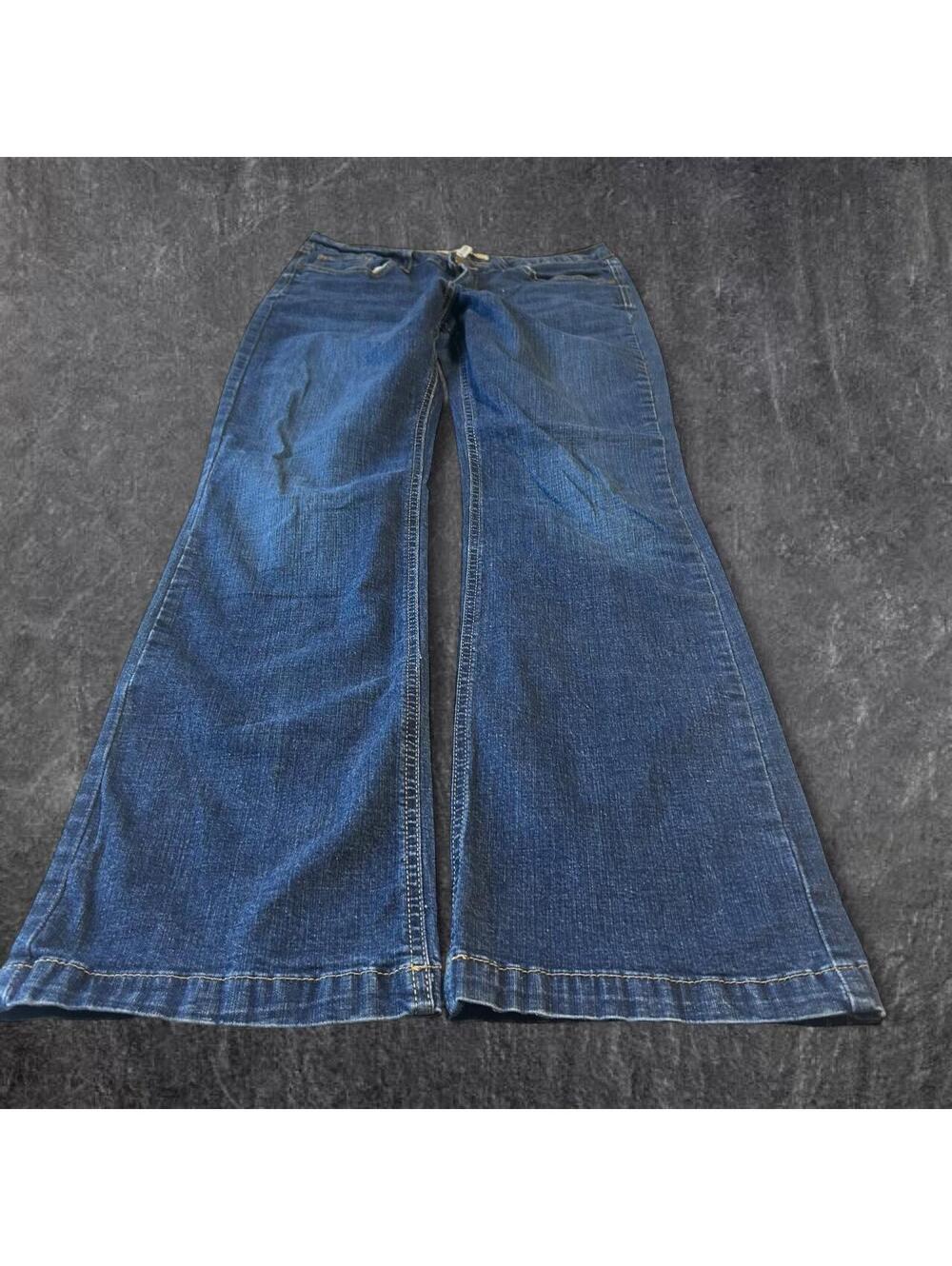 dark wash odyn tall low rise bootcut jeans